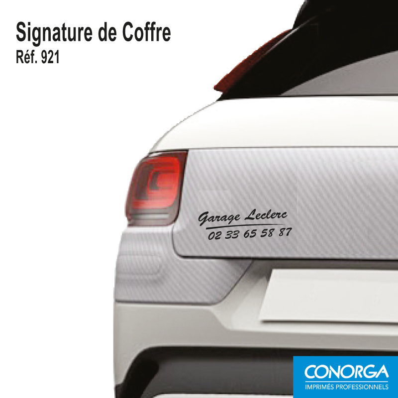 Signature de Coffre