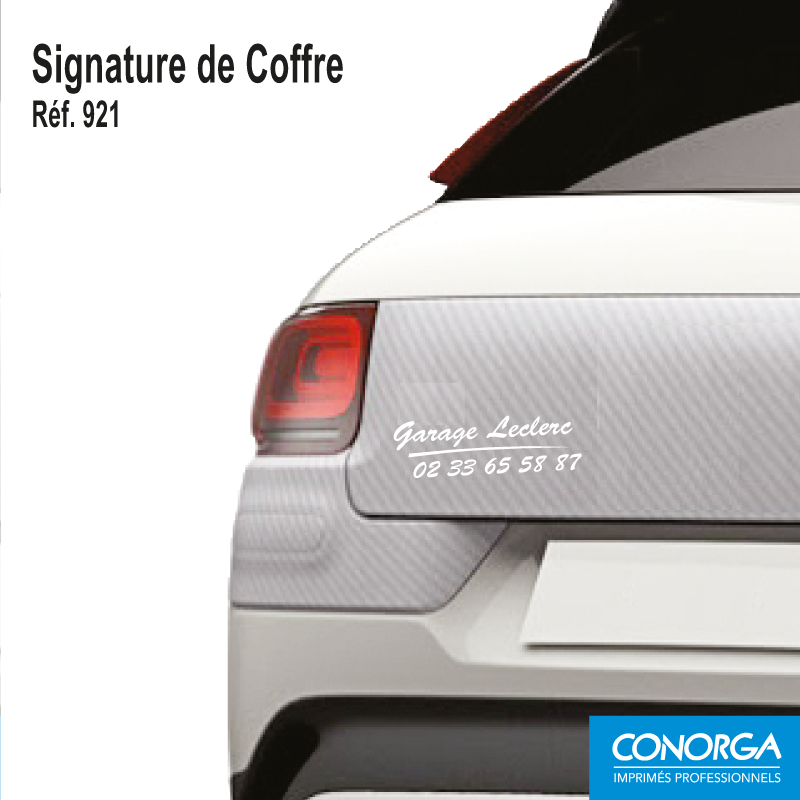 Signature de Coffre