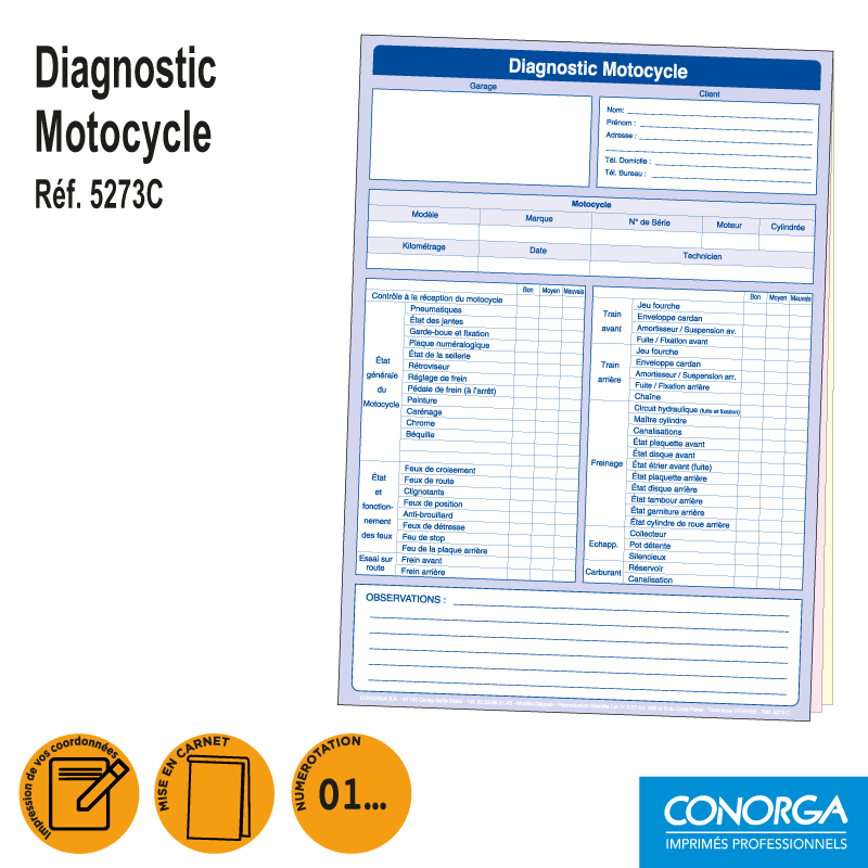 Diagnostic Motocycle