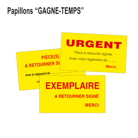 Papillon 70 x 40 mm Personnalisé - Lot de 500