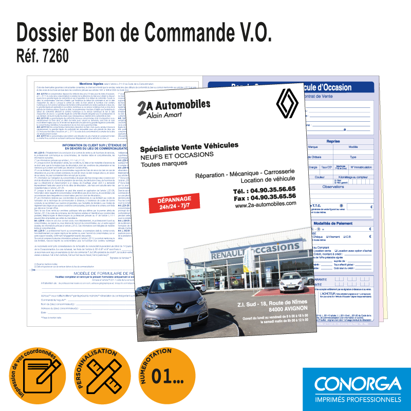 Dossier Bon de Commande V.O.