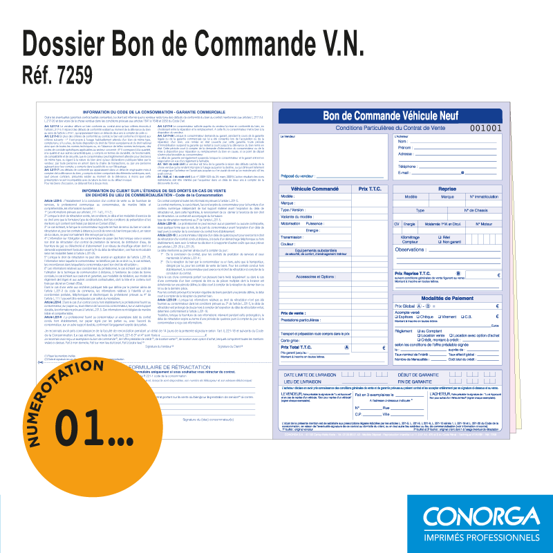 Dossier Bon de Commande V.N.