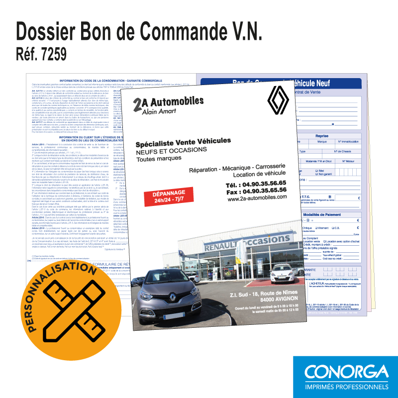 Dossier Bon de Commande V.N.