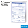Carnet Fiche d'Intervention Assistance Polyvalent Véhicule de 50 liasses triplicatas A4