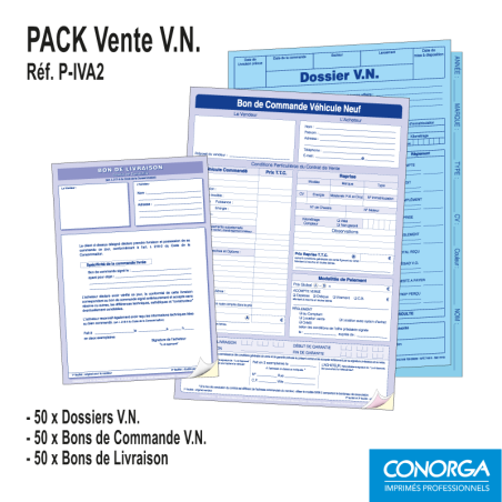 Pack Imprimés - Vente V.N.