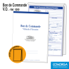 Carnet Bon de Commande V.O. Personnalisé en liasses triplicatas autocopiantes