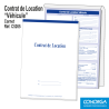 Carnet Contrat de Location Véhicule Standard