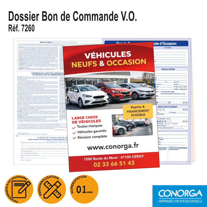 Dossier Bon de Commande V.O.