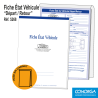 Carnet Fiche Etat Véhicule Personnalisée Autocopiante