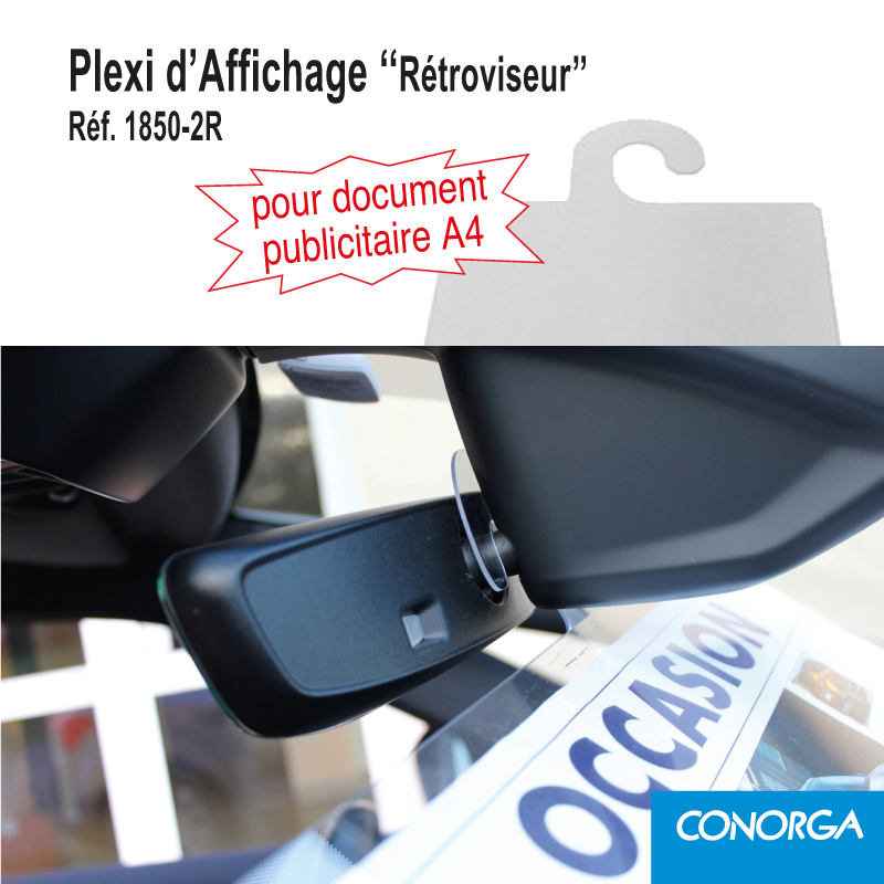 Support d'Affichage Rétroviseur Format A3 - Ultra flexible et virtuellement incassable