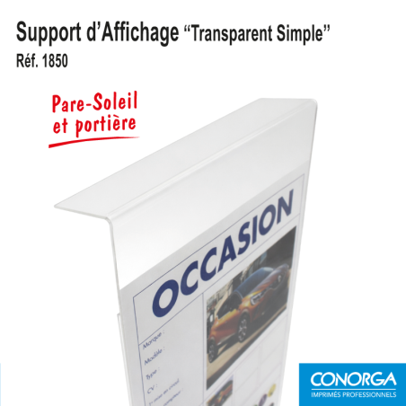 Support d'Affichage Pare-Soleil / Portière