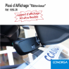 Support d'Affichage Rétroviseur Format A3 ultra flexible