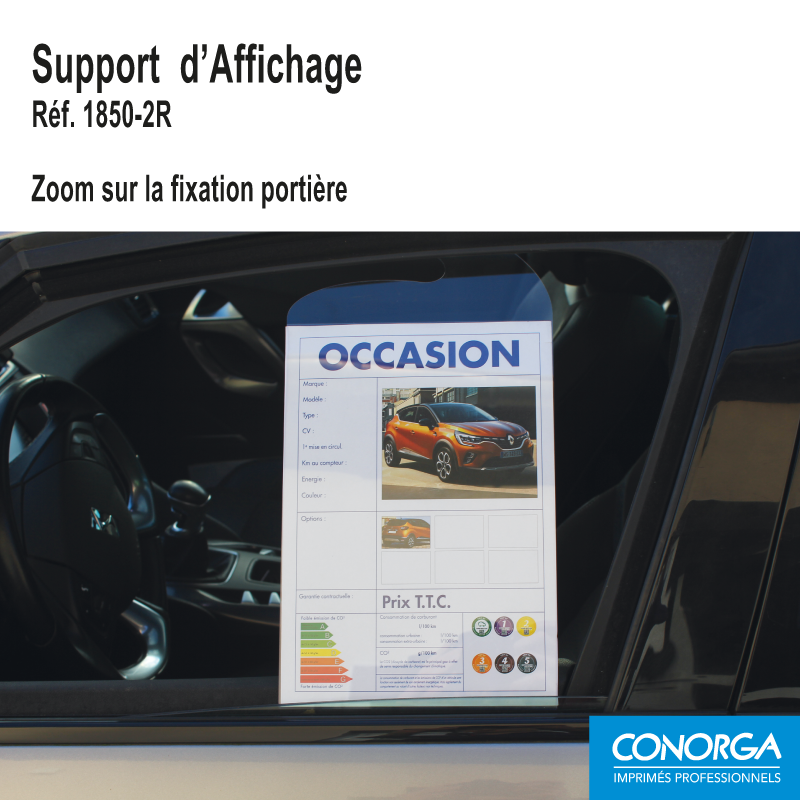 Support d'Affichage Rétroviseur - Affichage sur portière