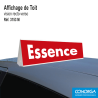 Affichage de toit magnétique - ESSENCE - Rouge