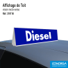 Affichage de toit magnétique - Diesel - Bleu