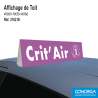 Affichage de toit - Crit'Air 1