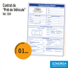 Contrat Prêt de Véhicule Personnalisé - Numérotation