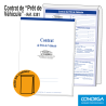 Carnet Contrat Prêt de Véhicule Personnalisé