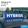 Affichage de toit magnétique - Hybride - Bleu