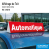 Affichage de toit magnétique - Automatique - Rouge