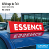 Affichage de toit magnétique - ESSENCE - Rouge