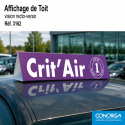 Affichage de toit - Crit'Air 1
