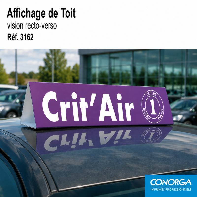 Affichage de toit - Crit'Air 1