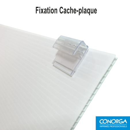 Cache-Plaque - Fixation