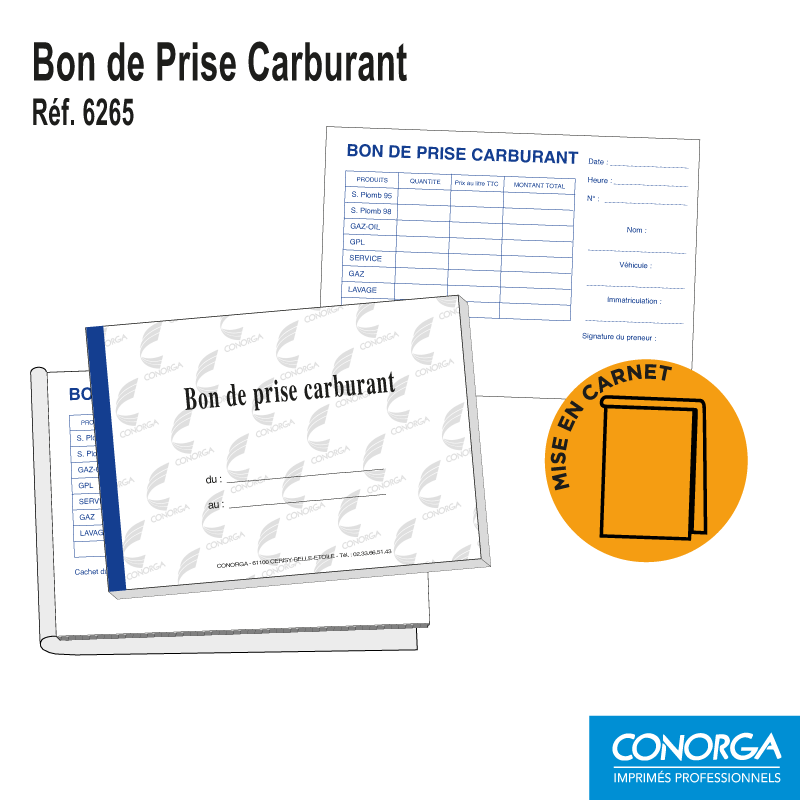 Carnet Prise de Carburant