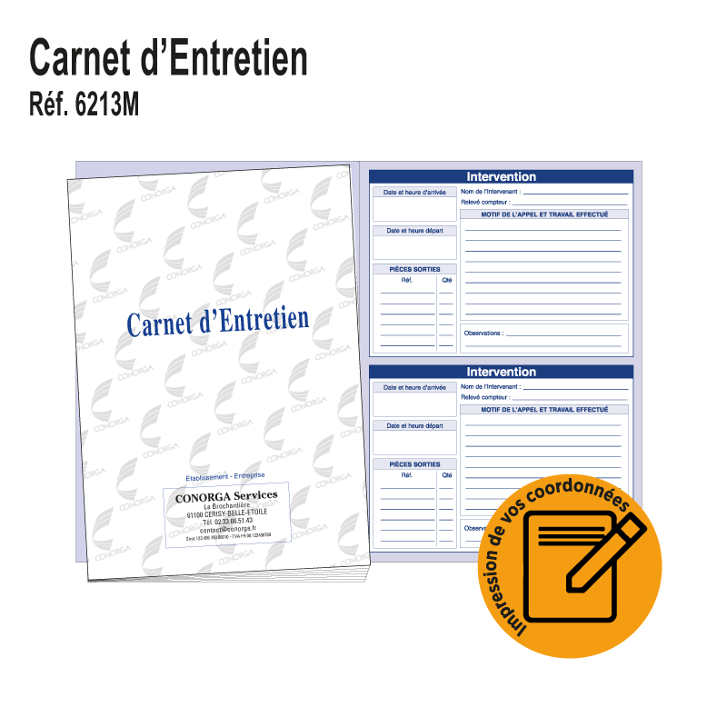 Carnet d'Entretien