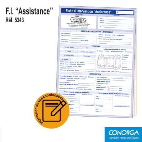 Fiche d'Intervention Assistance