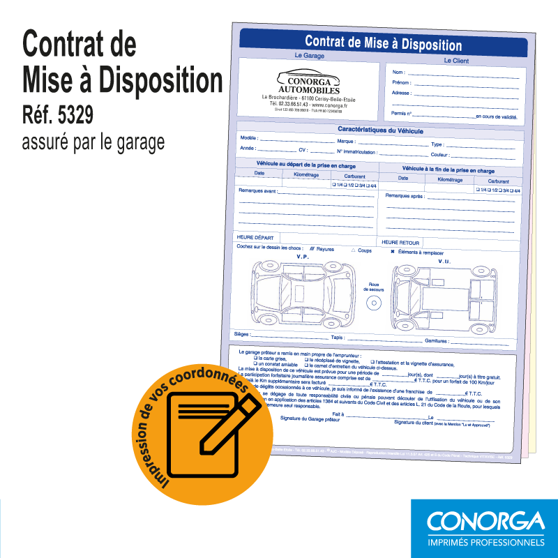 Contrat de Mise à Disposition