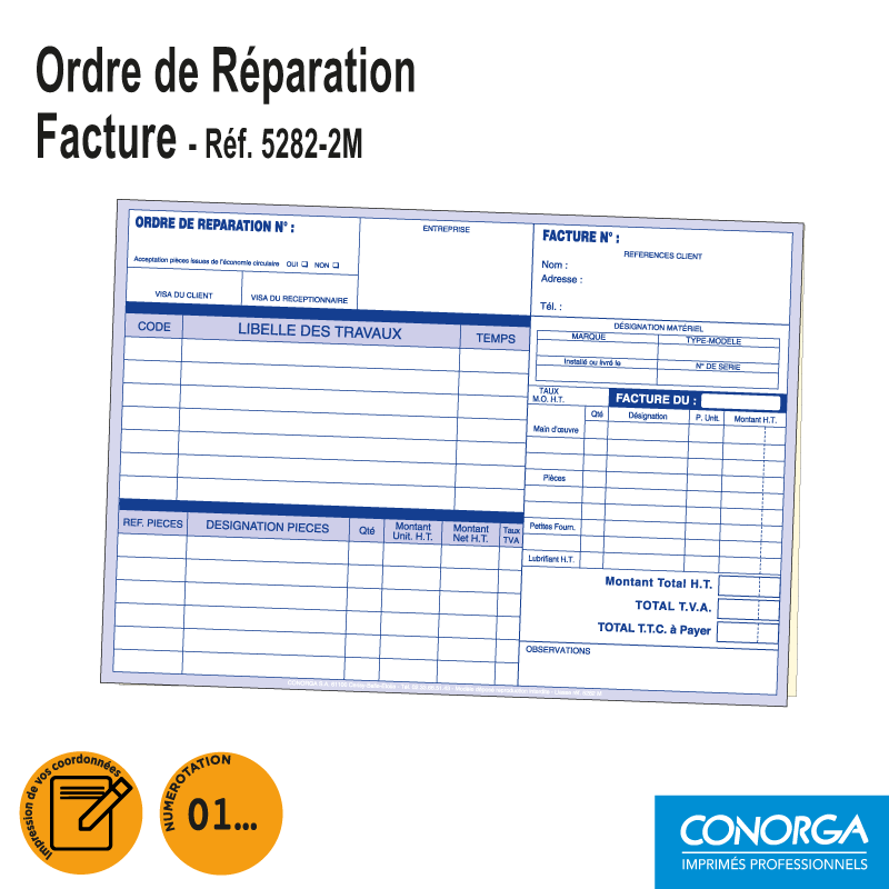 O.R. / Facture Motoculture - Duplicata