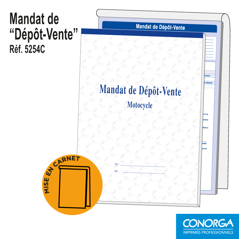 Mandat de Dépot Vente - Motocycle