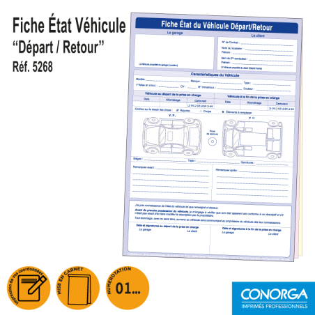 Fiche Etat Véhicule